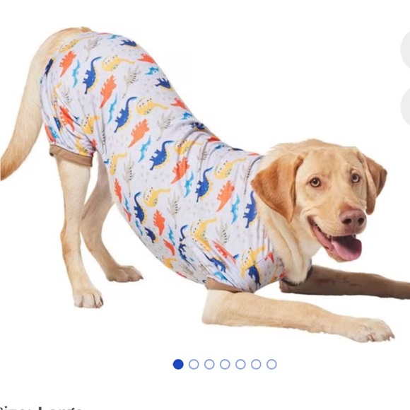 NWT-Lot of Two-XSmall Doggy Pajamas-one dinosaur print & one Mandalorian print - Picture 2 of 8